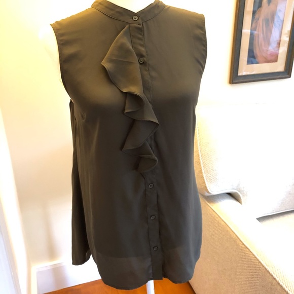 BANANA REPUBLIC factory blouse. L - Picture 2 of 3
